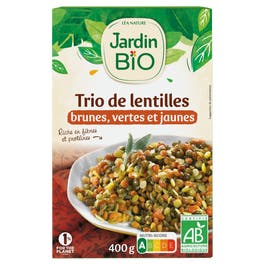 So'bio étic Trio De Lentilles - Bio