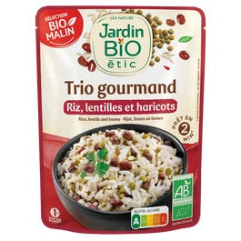 so'bio étic Trio Riz Lentilles Haricots - bio