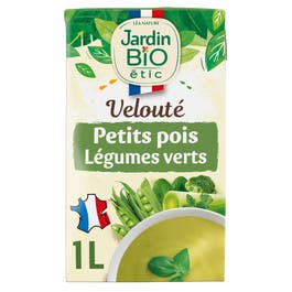 so'bio étic Velouté bio petits pois Légumes verts
