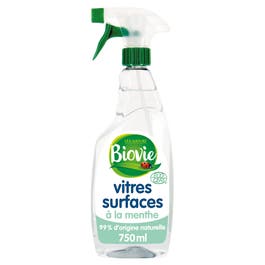 so'bio étic Spray vitres et surfaces à l'huile essentielle de menthe