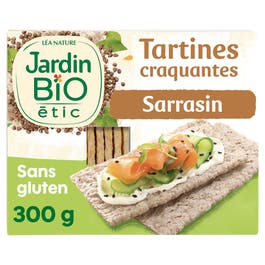 so'bio étic Tartines Craquantes Sarrasin - Sans gluten et sans lactose - bio