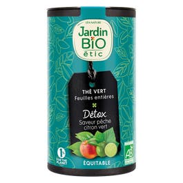 so'bio étic Thé vert vrac Détox pêche et citron vert - bio