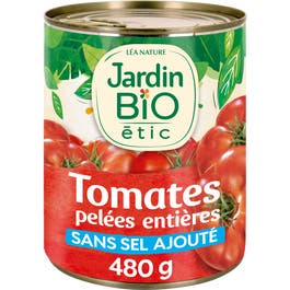 so'bio étic Tomates pelées entières au jus bio format familial