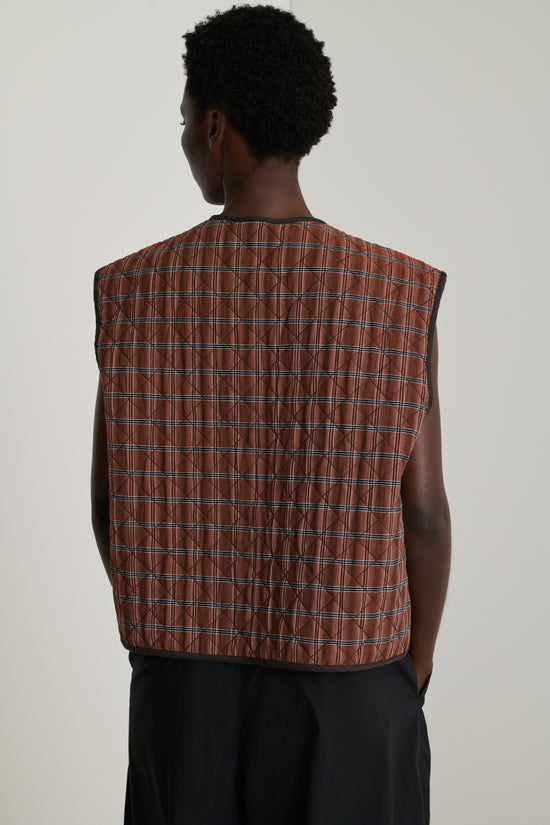 Soeur Blouson Anemone Blouson En Coton Sans Manches Matelassé