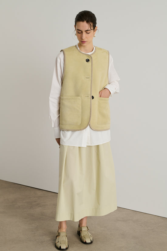 soeur blouson duomo Blouson en cuir d'agneau sans manches