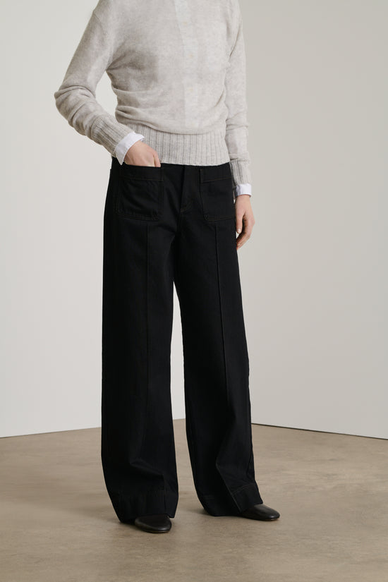 Soeur Jean Harold Pantalon En Denim Noir