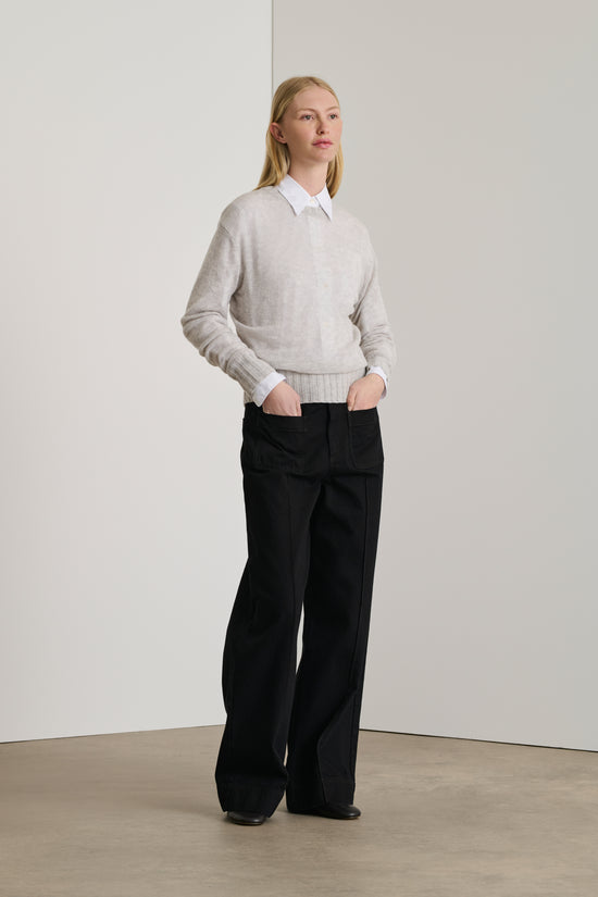 soeur jean harold Pantalon en denim noir soeur jean harold Pantalon en denim noir