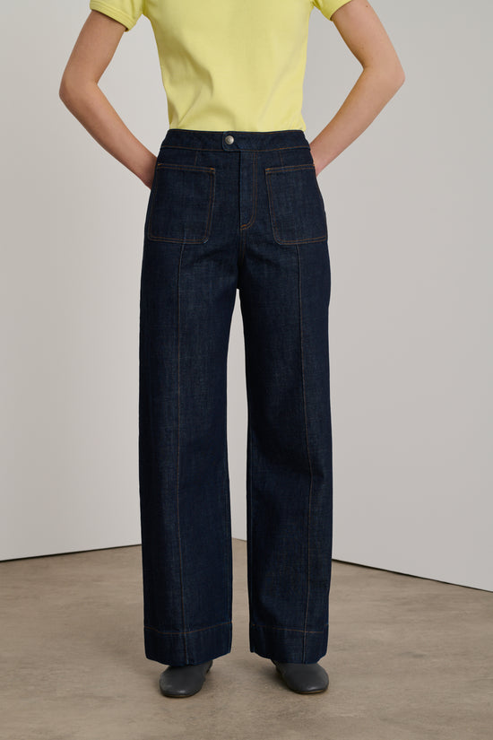 Soeur Jean Harry Pantalon Denim Bleu Brut