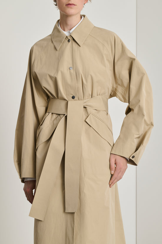 Soeur Trench Dustin Trench Long Déperlant Beige