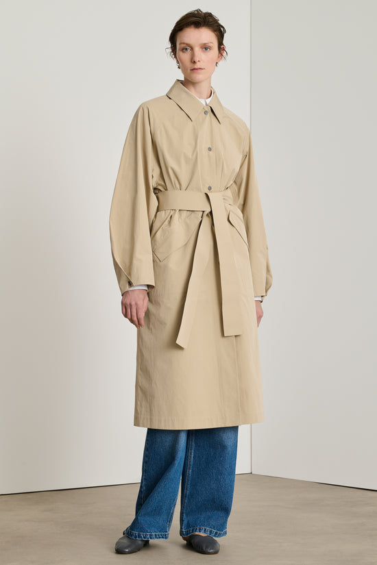soeur trench dustin Trench long déperlant beige