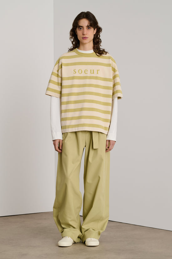 Soeur Tee-shirt Adam Tee-shirt Manches Courtes Marinière En Coton Biologique