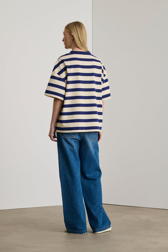 Soeur Tee-shirt Adam Tee-shirt Manches Courtes Marinière En Coton Biologique