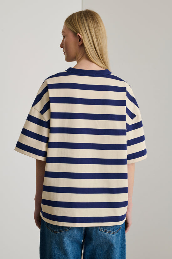 Soeur Tee-shirt Adam Tee-shirt Manches Courtes Marinière En Coton Biologique