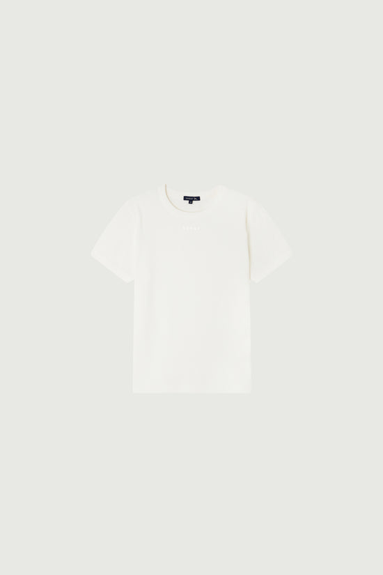 Soeur Tee-shirt Aristide T-shirt Manches Courtes En Jersey De Coton Biologique à Fines Cotes à Logo "soeur" Brodé