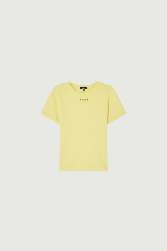Soeur Tee-shirt Aristide Tee-shirt Côtélé Et Brodé En Coton Biologique
