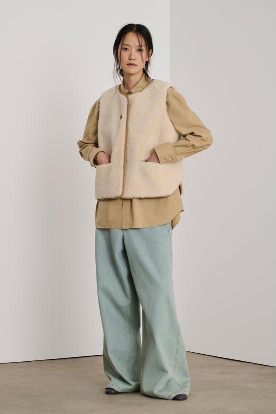 Soeur Veste Boulogne Blouson Reversible En Cuir D'agneau
