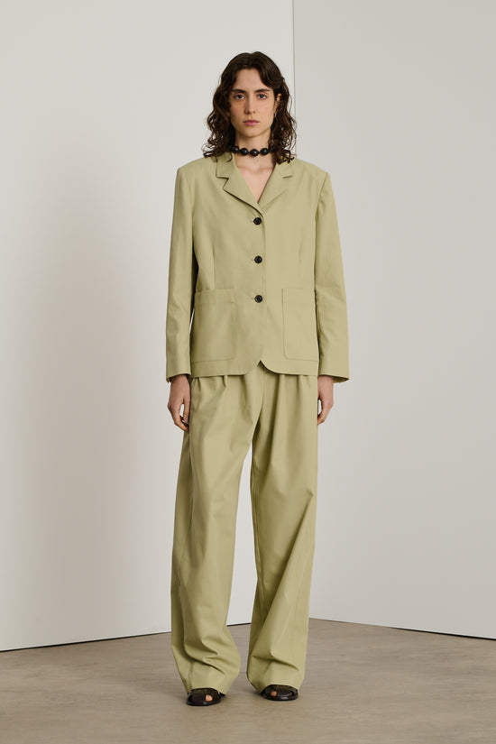 Soeur Veste Clemence Veste En Gabardine De Coton Biologique Tilleul