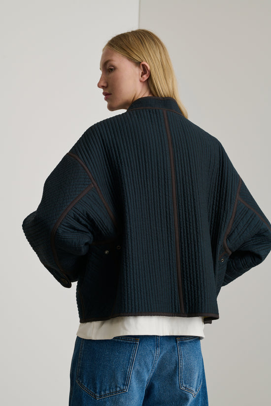 Soeur Veste Patchouli Veste En Gabardine De Coton Matelassée