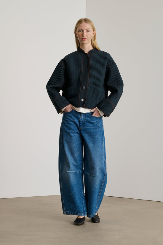 soeur veste patchouli Veste en gabardine de coton matelassée