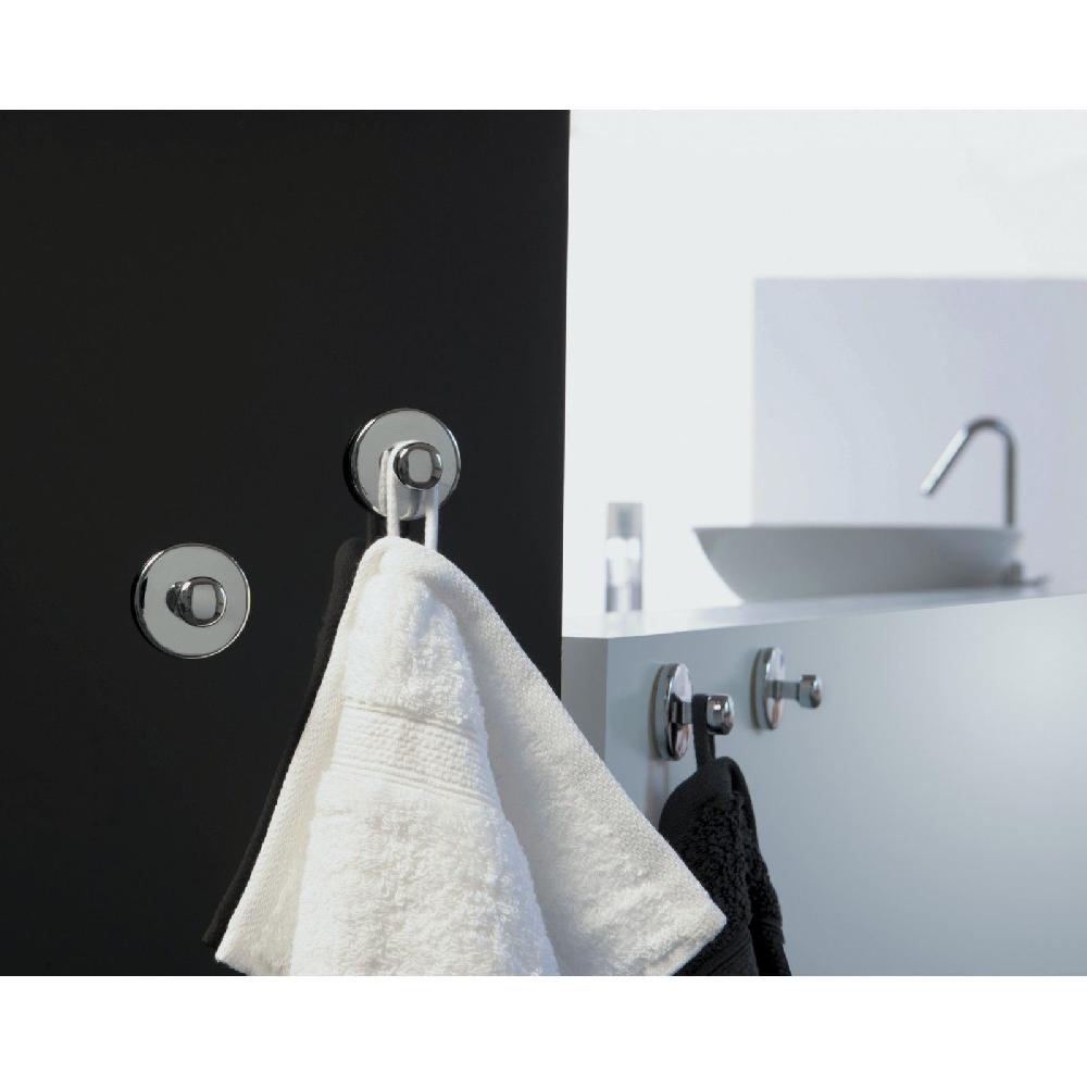 Spirella 2 Crochets Muraux Pour Serviette DOT Argenté Chromé Spirella