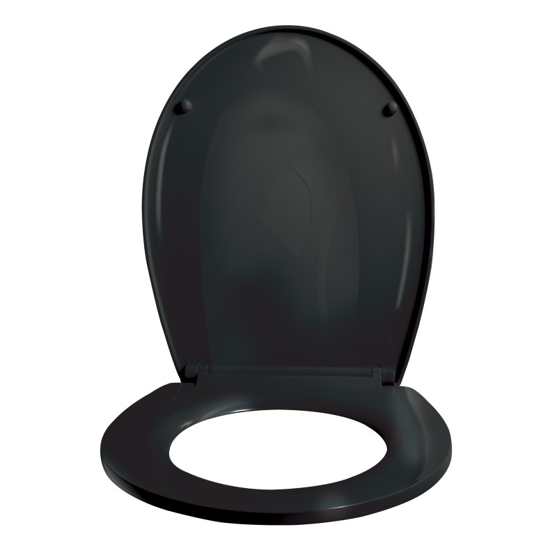 Spirella ABATTANT WC BROOKE PP 100% RECYCLE NOIR BRILLANT SPIRELLA