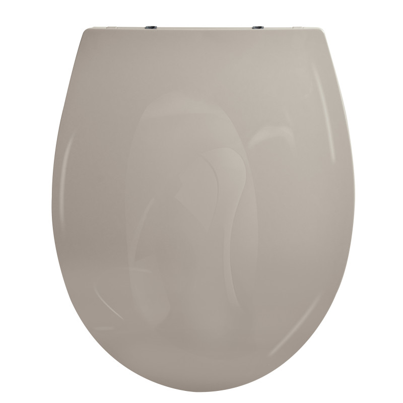 spirella ABATTANT WC BROOKE PP 100% RECYCLE TAUPE BRILLANT SPIRELLA