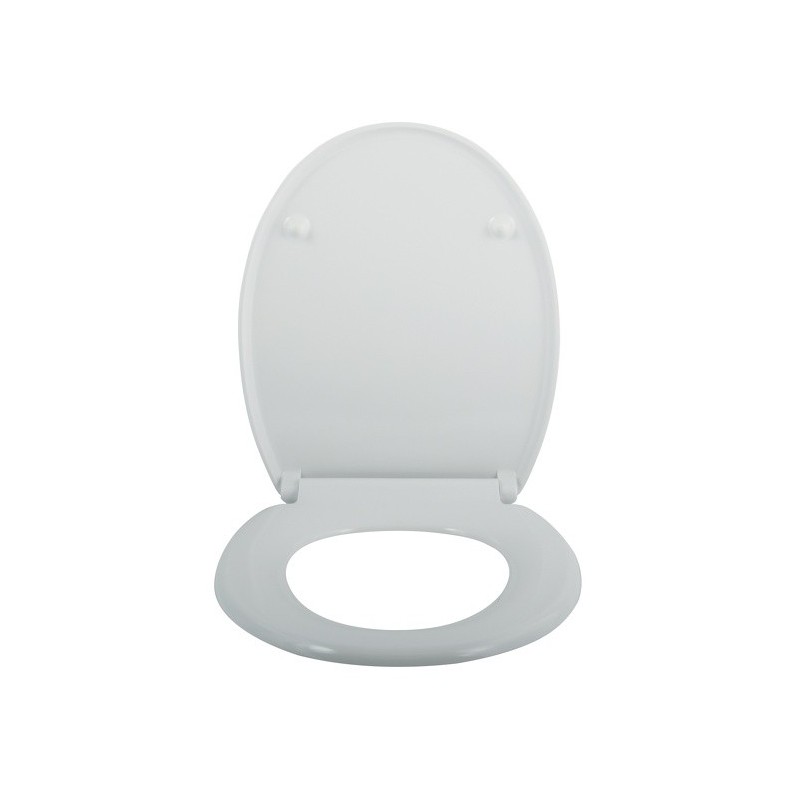 Spirella Abattant Wc EASY CLIP Thermo Dur Blanc - Charnières Inox Spirella