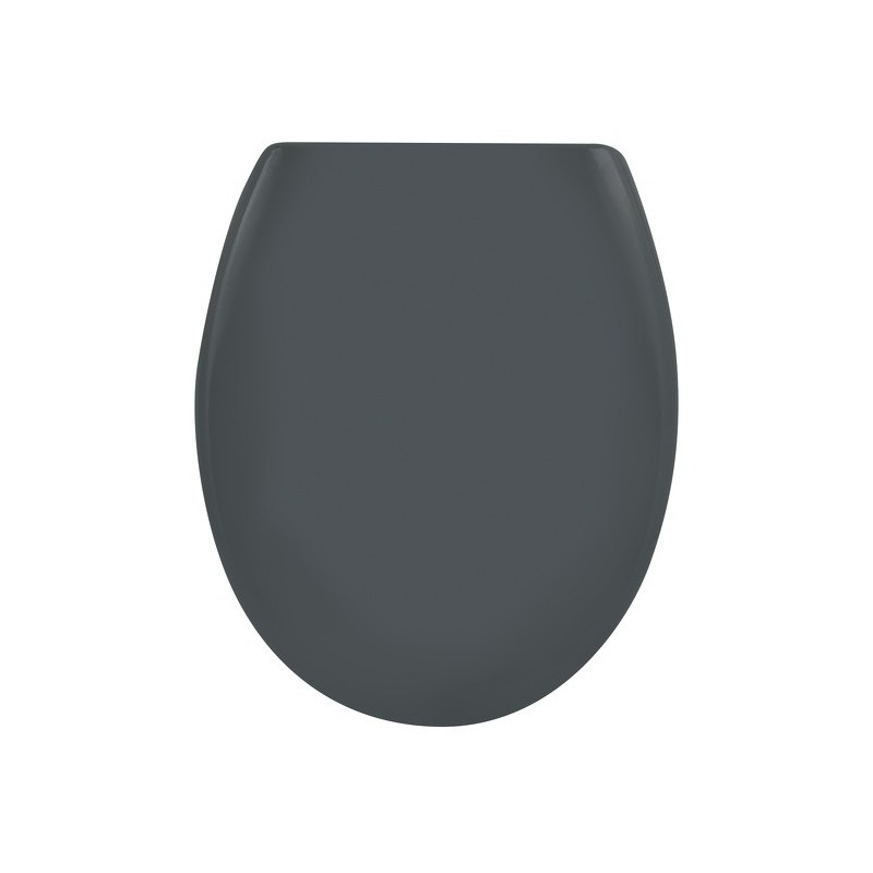 spirella Abattant wc EASY CLIP Thermo Dur Gris - Charnières Inox Spirella