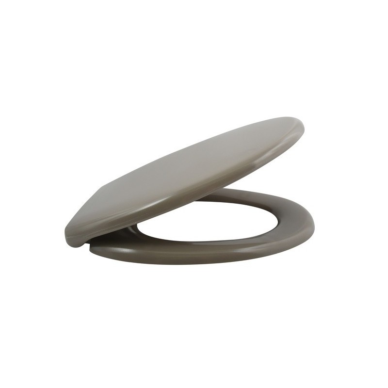 Spirella Abattant Wc EASY CLIP Thermo Dur Taupe - Charnières Inox Spirella