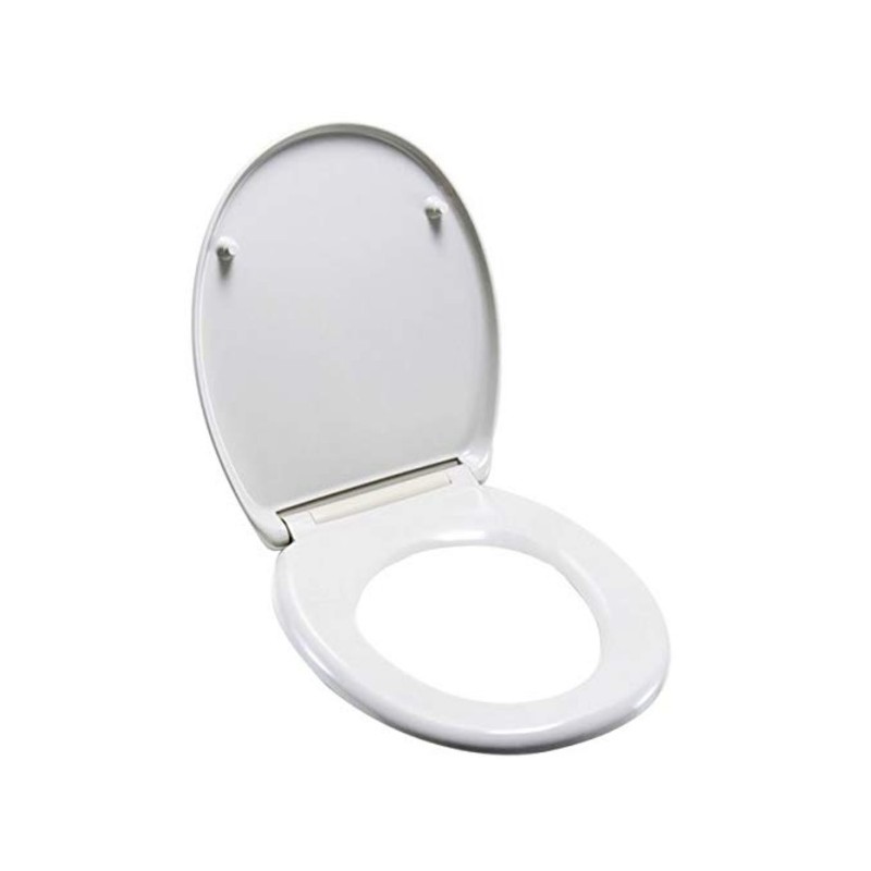 Spirella Abattant Wc HARRY Blanc - Charnières Zinc Spirella