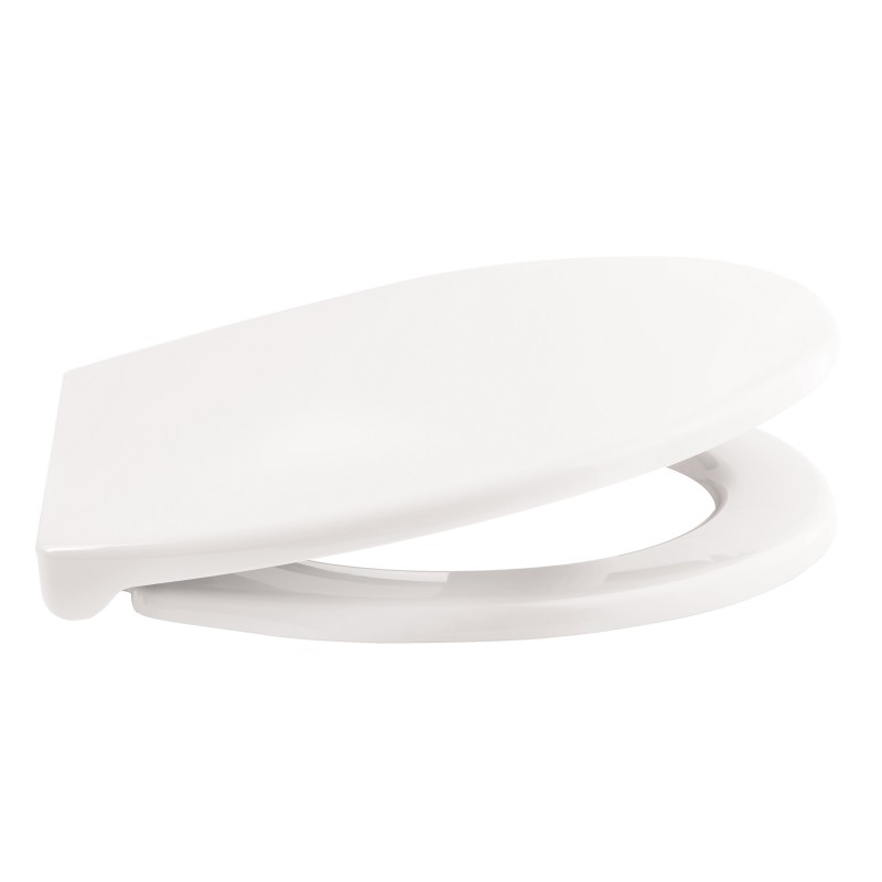 Spirella Abattant Wc HARRY Blanc - Charnières Zinc Spirella