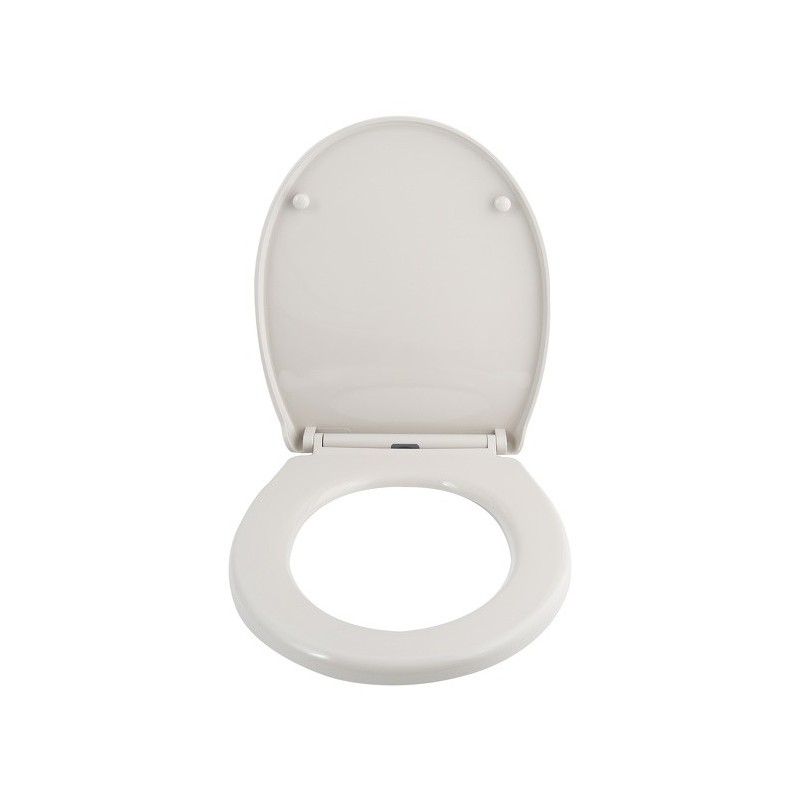 Spirella Abattant Wc HARRY Gris Clair - Charnière Zinc Spirella