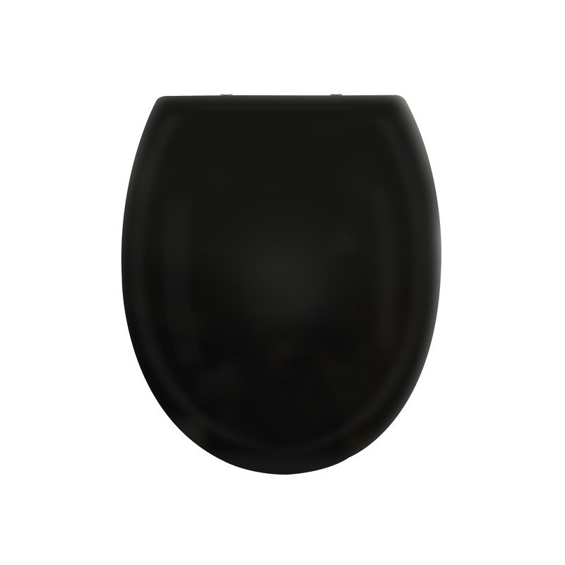 spirella Abattant wc HARRY Noir - Charnière Zinc Spirella