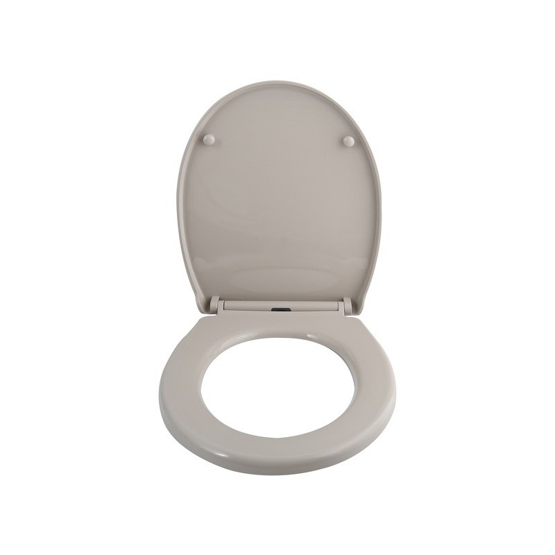 Spirella Abattant Wc HARRY Taupe - Charnière Zinc Spirella