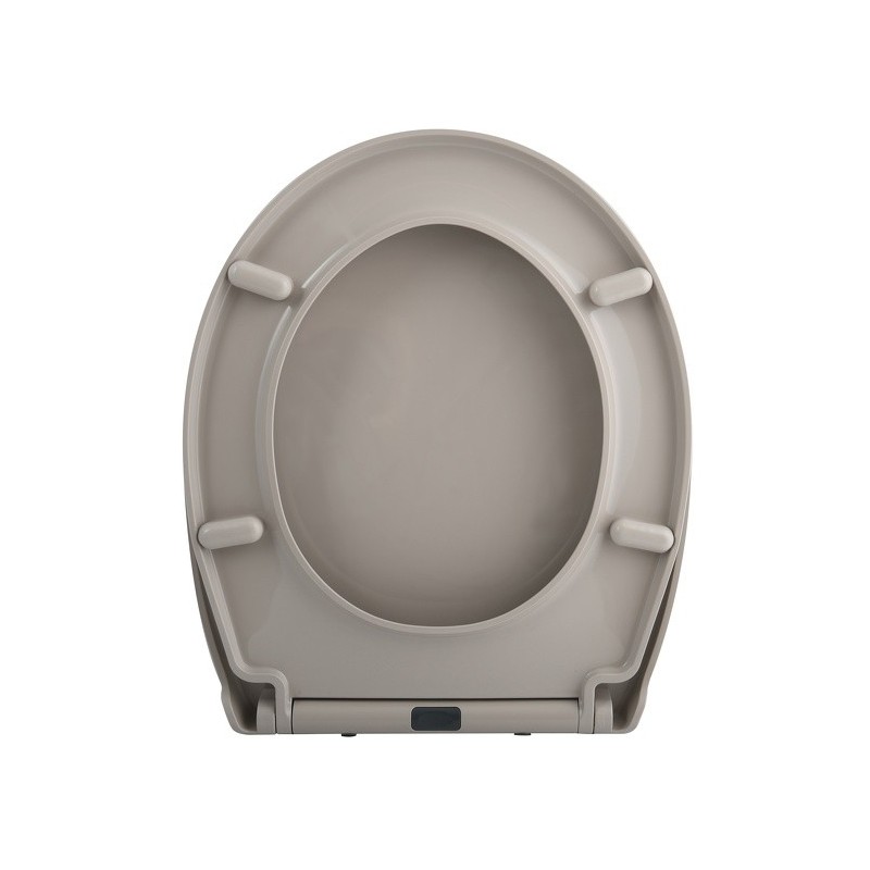 Spirella Abattant Wc HARRY Taupe - Charnière Zinc Spirella