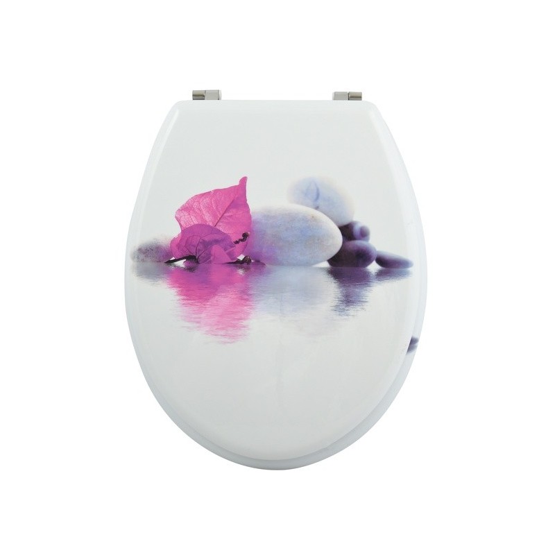 spirella Abattant wc MDF Bornéo - Charnières Inox MSV