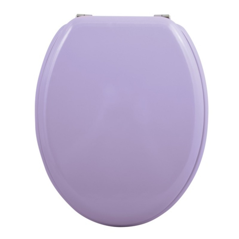 spirella Abattant wc MDF CLEO Lavande - Charnières Inox MSV