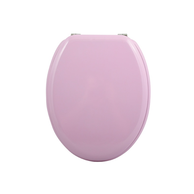 spirella Abattant wc MDF CLEO Rose Poudré - Charnières Inox MSV