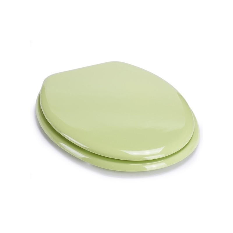 Spirella Abattant Wc MDF CLEO Vert Amande - Charnières Inox MSV