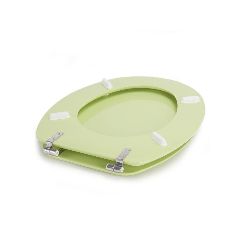 Spirella Abattant Wc MDF CLEO Vert Amande - Charnières Inox MSV