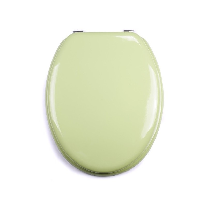 spirella Abattant wc MDF CLEO Vert Amande - Charnières Inox MSV