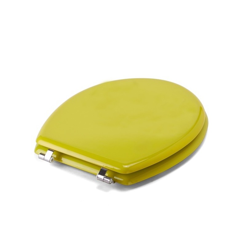 Spirella Abattant Wc MDF CLEO Vert Pistache - Charnières Inox MSV