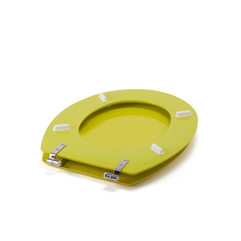 Spirella Abattant Wc MDF CLEO Vert Pistache - Charnières Inox MSV