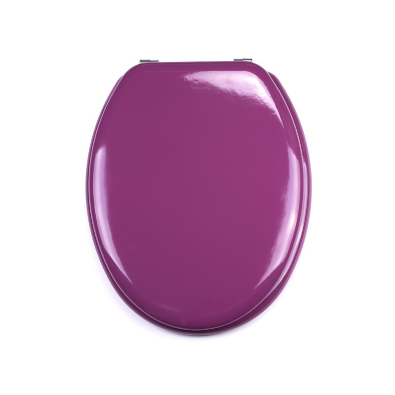 spirella Abattant wc MDF CLEO Violet - Charnières Inox MSV