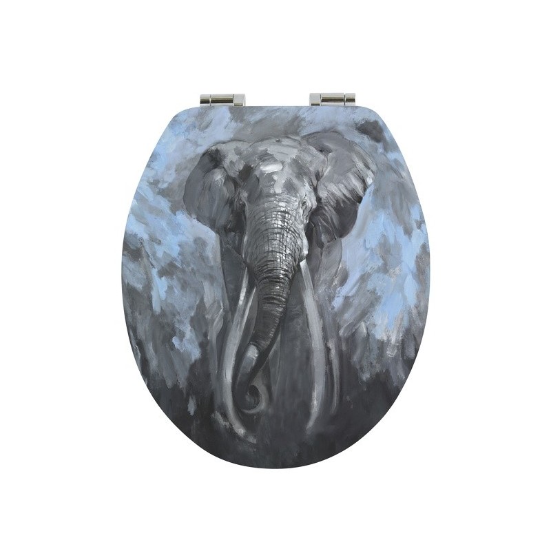 spirella Abattant wc MDF ELEPHANT - Charnières Inox Spirella