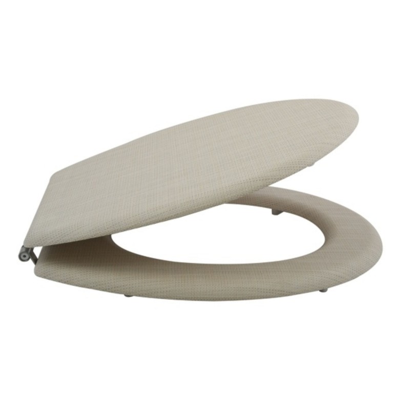 Spirella Abattant Wc MDF LINZ Bleige - Charnières Inox MSV