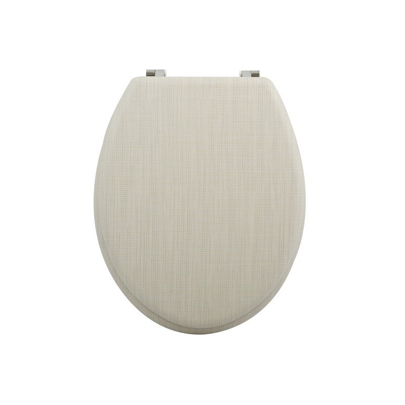 spirella Abattant wc MDF LINZ Bleige - Charnières Inox MSV