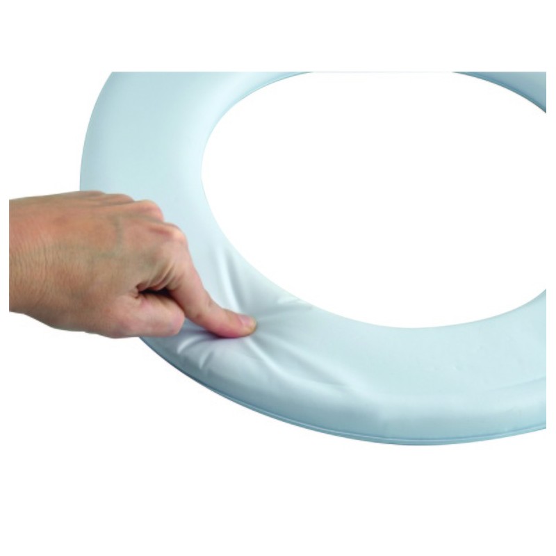 Spirella Abattant Wc Moelleux Blanc - Charnières PS MSV