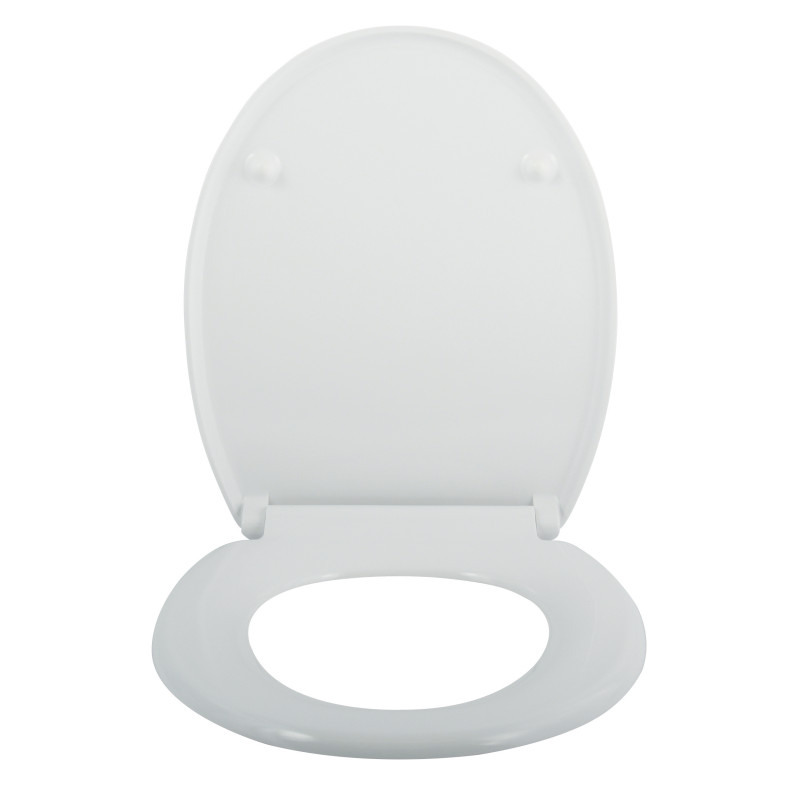 Spirella Abattant Wc Thermo Dur EASY CLEAN Blanc - Charnières Inox MSV
