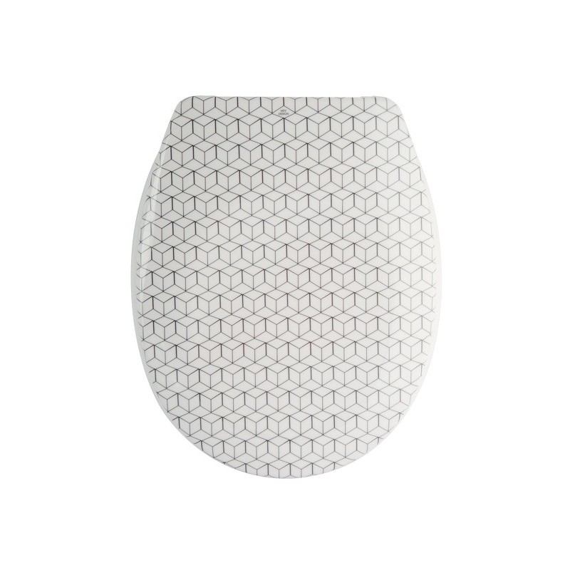 spirella Abattant wc Thermo Dur MOZAIK Beige - Charnières PS MSV